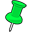 green pin
